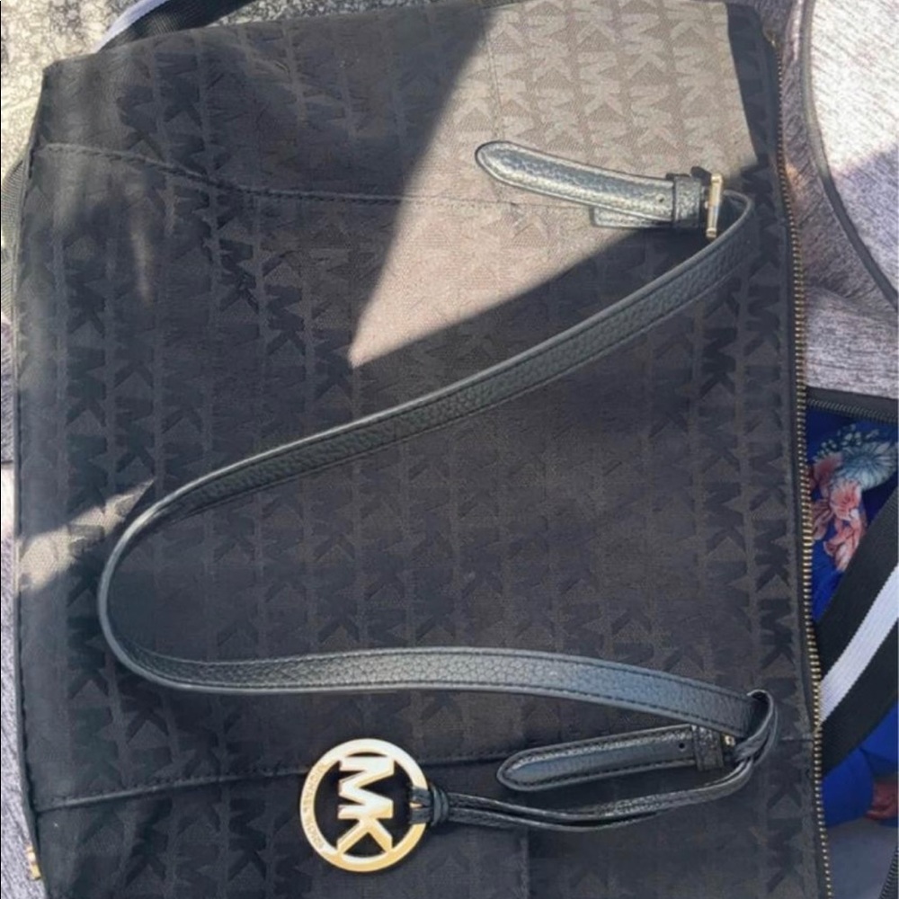 Gently used MK canvas purse